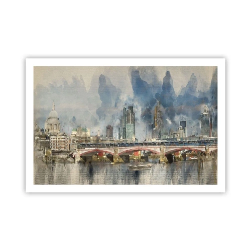 Affisch - London i hela sin prakt - 91x61 cm