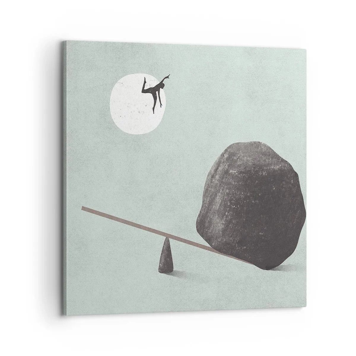 Canvastavla - Bild på duk - Uppfylld dröm - 60x60 cm