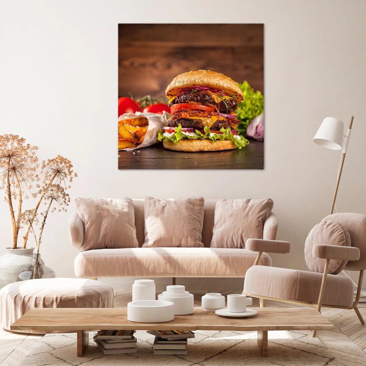 Canvastavla - Bild på duk - Förbjuden frukt - 50x50 cm