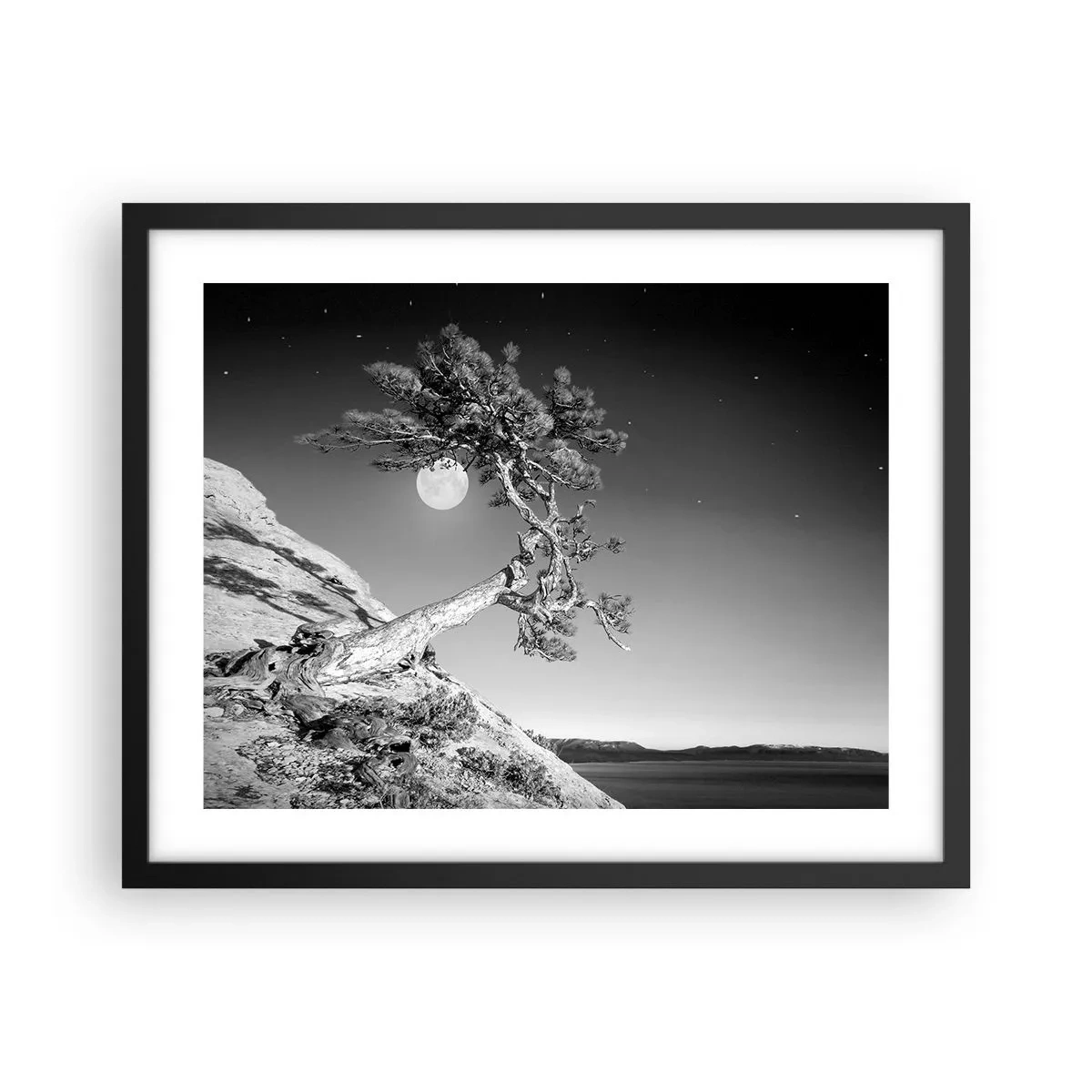 Affisch i svart ram - Segerrik kämpe - 50x40 cm