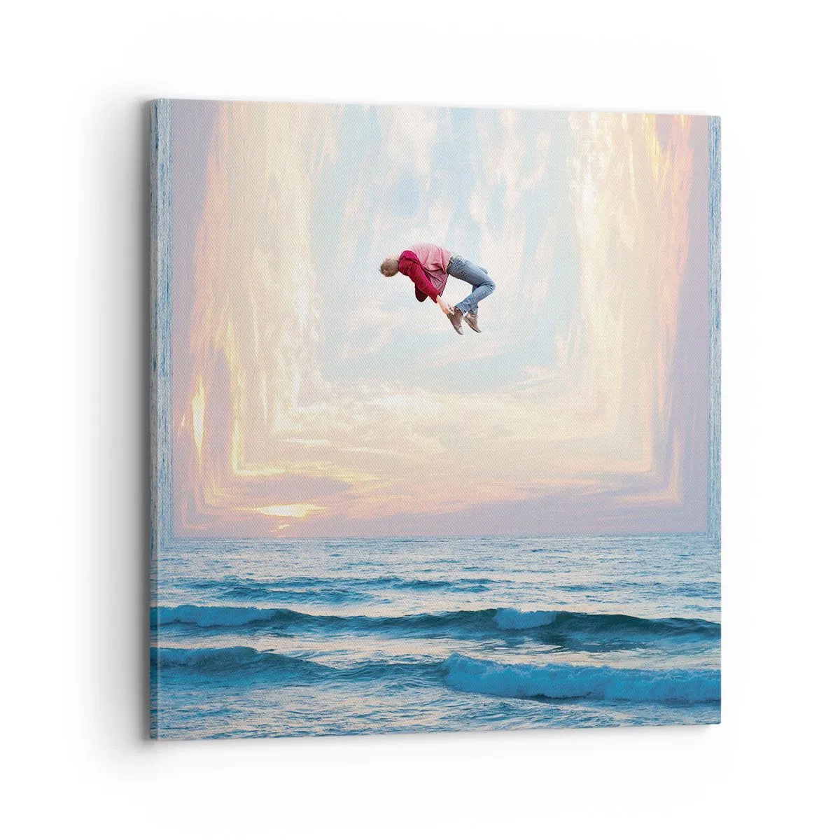 Canvastavla - Bild på duk - Till en annan dimension - 70x70 cm