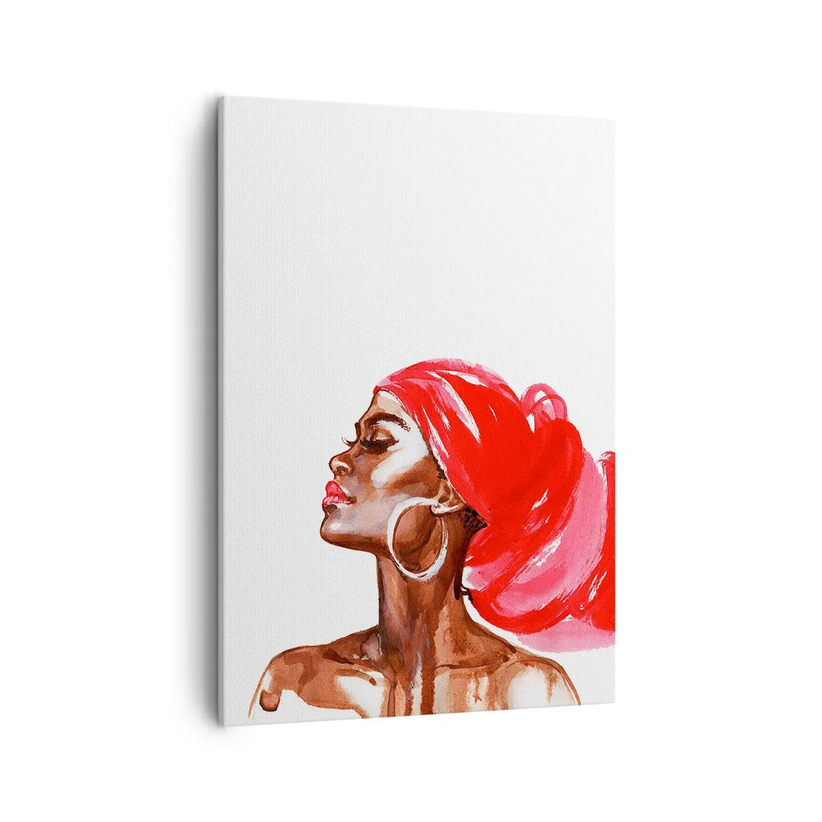Canvastavla - Bild på duk - ”Vind som vidgar mannens näsborrar” - 50x70 cm