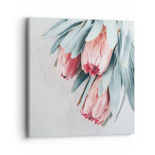 Canvastavla - Bild på duk - Generad av sin skönhet - 40x40 cm