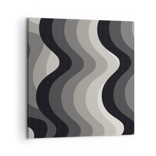 Canvastavla - Bild på duk - Våg efter våg - 50x50 cm