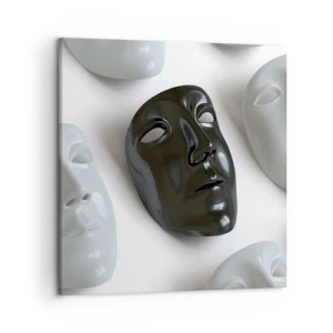 Canvastavla - Bild på duk - Hur kan man urskilja sig? - 50x50 cm