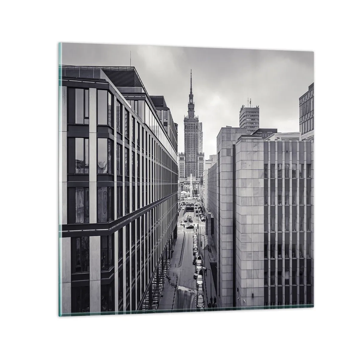 Glastavla - Bild på glas - Warszawadalen - 70x70 cm