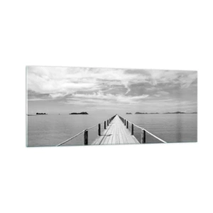 Glastavla - Bild på glas - Kanske en resa... - 100x40 cm
