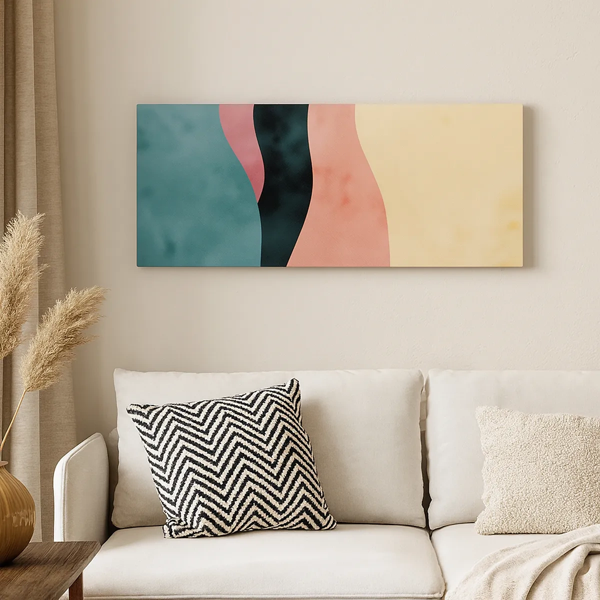 Canvastavla - Bild på duk - Enig oenighet - 30x30 cm