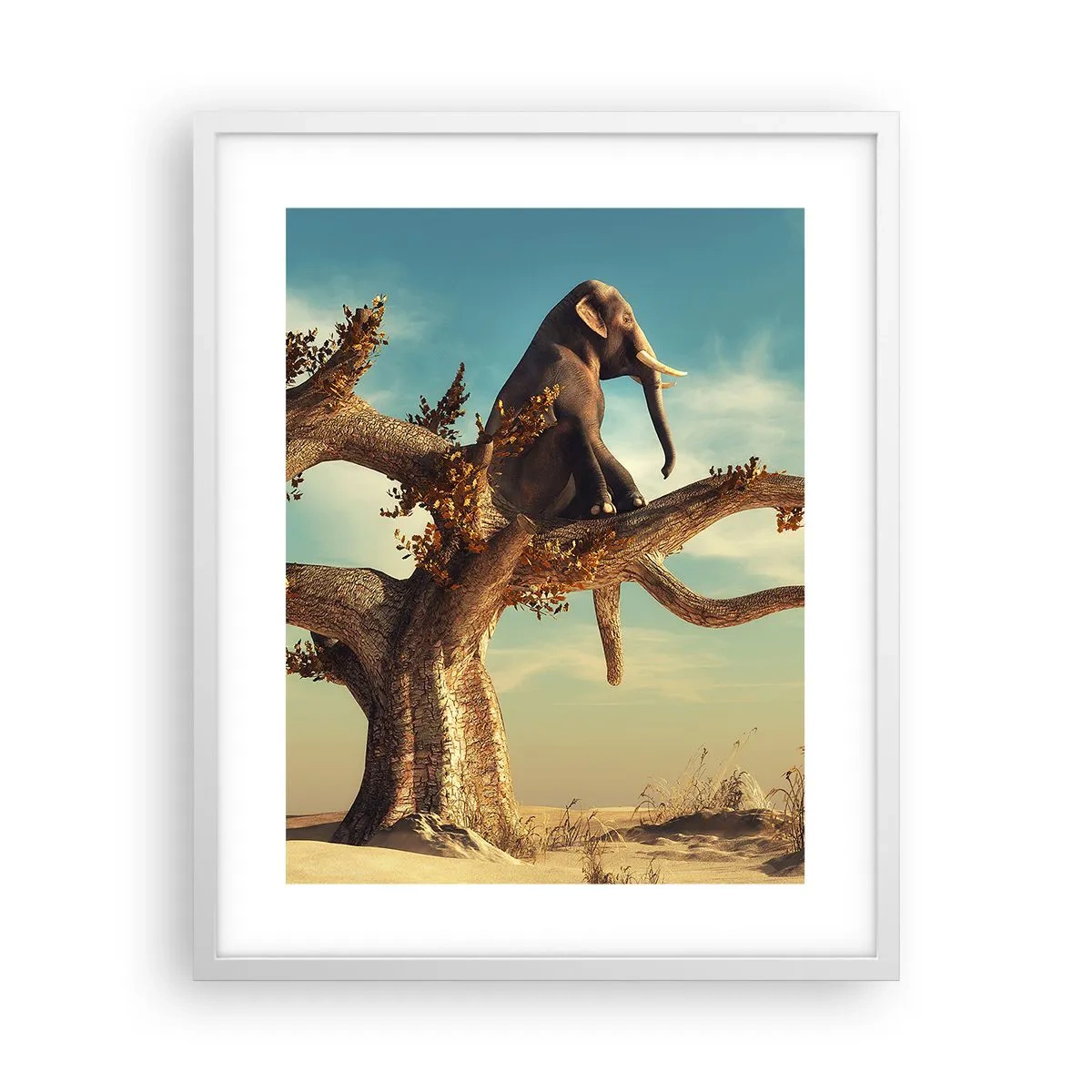 Affisch i vit ram - Ny synvinkel - 40x50 cm