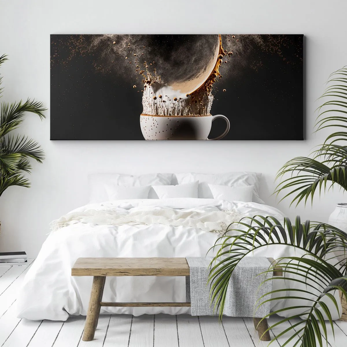 Canvastavla - Bild på duk - Smakexplosion - 100x40 cm
