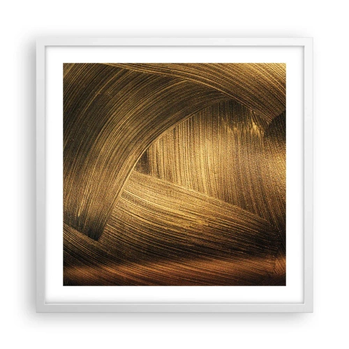 Affisch i vit ram - I gyllene labyrint - 50x50 cm