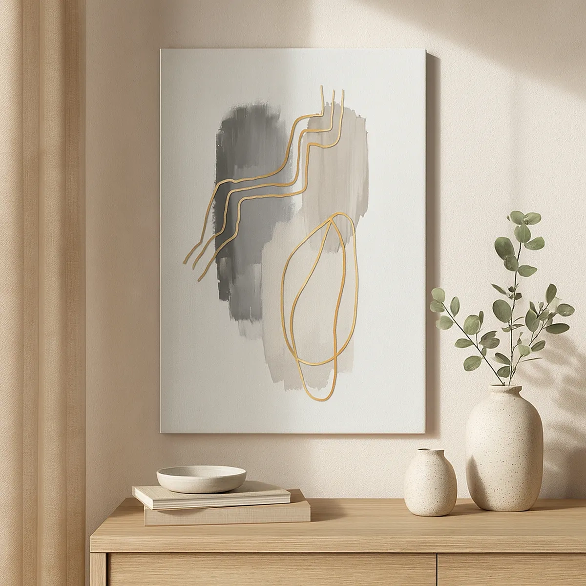 Canvastavla - Bild på duk - Varaktighet och rörelse - 50x70 cm