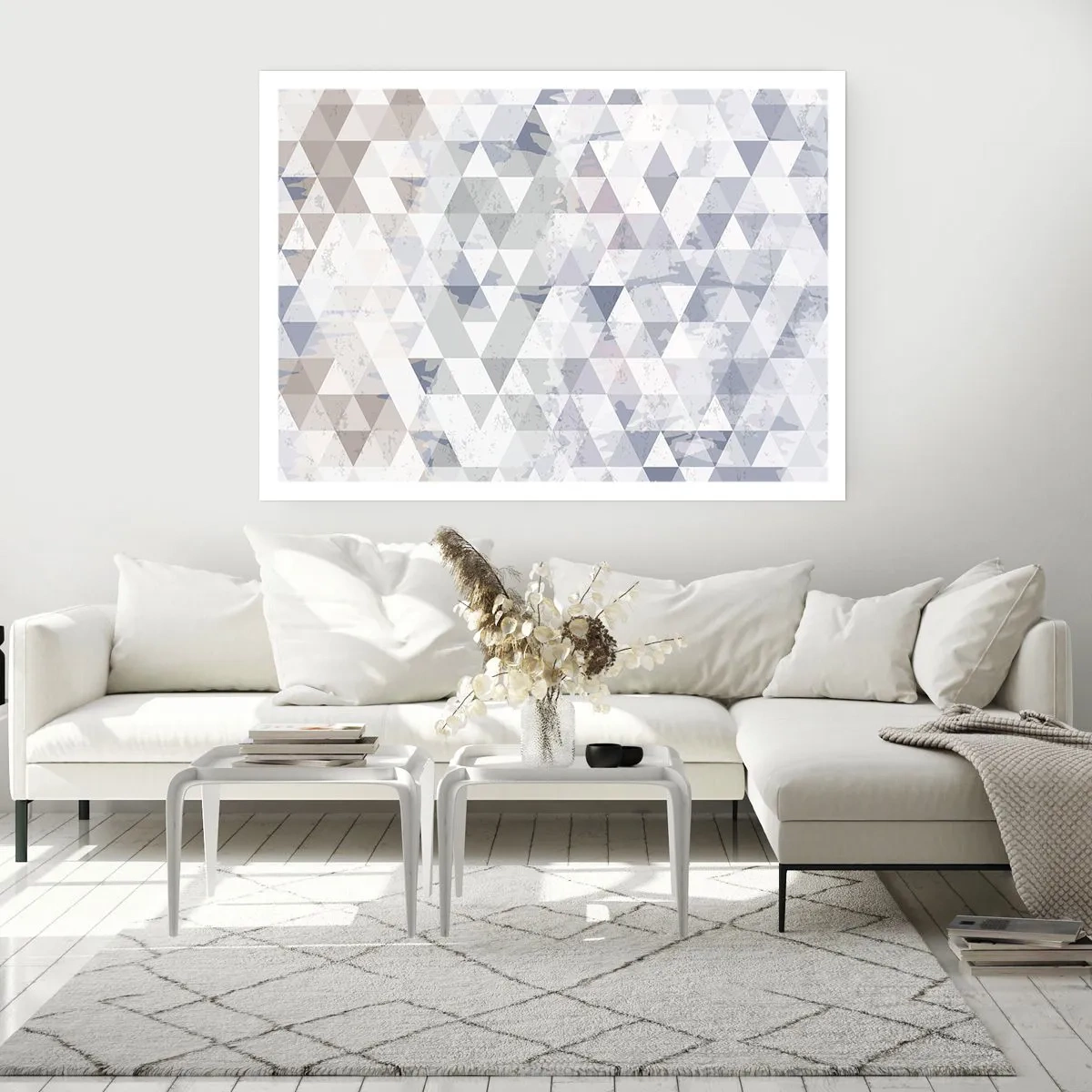Affisch - Trianglar - 100x70 cm