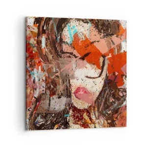 Canvastavla - Bild på duk - Ingen vet på riktigt hurdan du är - 60x60 cm