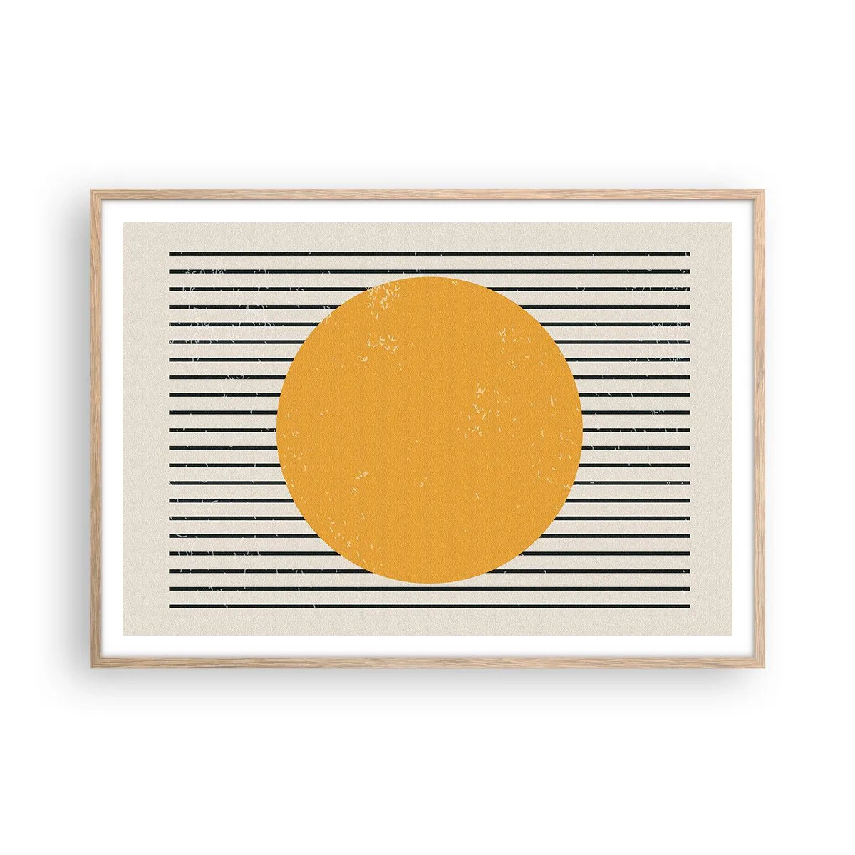 Affisch i ram av ljusek - Enkelhetens kraft - 100x70 cm