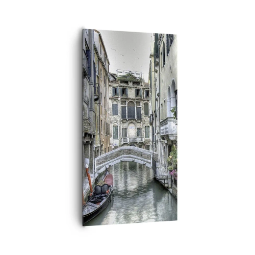 Canvastavla - Bild på duk - Tyst begrundan sedan några sekel - 65x120 cm