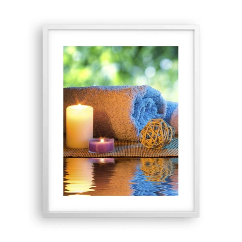 Affisch i vit ram - Tid för kroppen - 40x50 cm