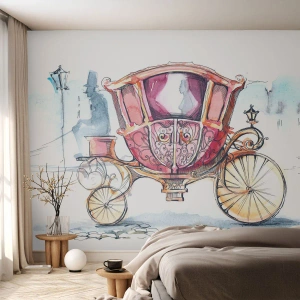 Självhäftande Fototapet Deluxe Sticker - Bröllop eller bal? - För barn, Transport, Resa - 200x140 cm