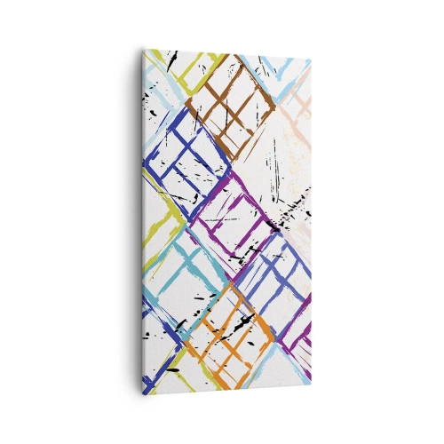 Canvastavla - Bild på duk - Celler för uthyrning - 55x100 cm