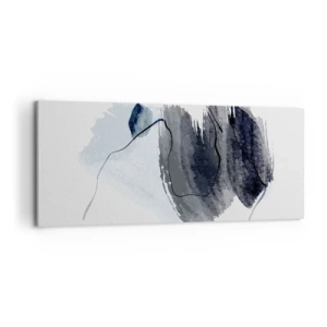 Canvastavla - Bild på duk - Intensitet och rörelse - 100x40 cm