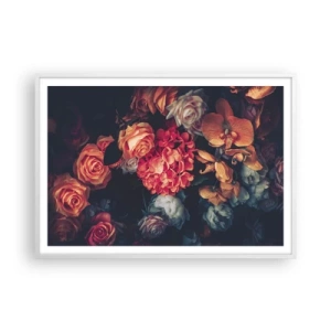 Affisch i vit ram - Som hos de holländska mästarna - 100x70 cm