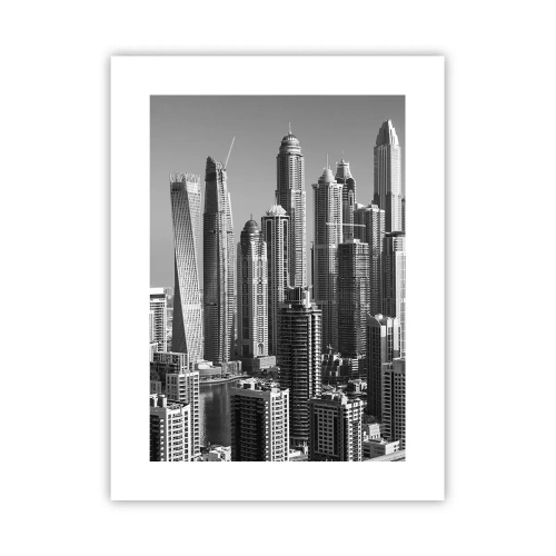 Affisch - Stad över öknen - 30x40 cm
