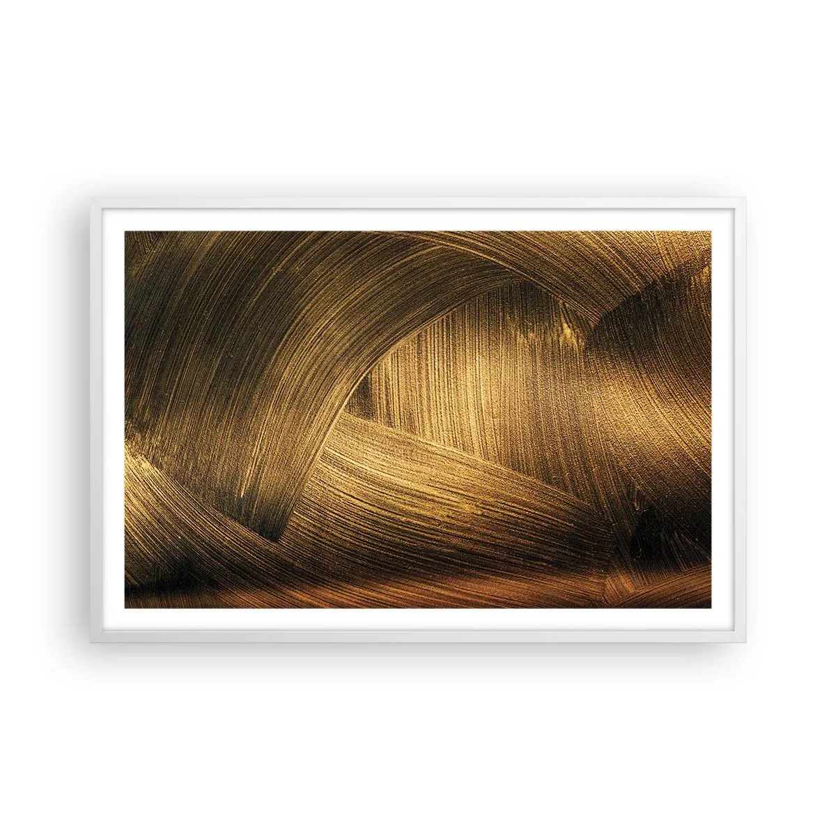 Affisch i vit ram - I gyllene labyrint - 91x61 cm