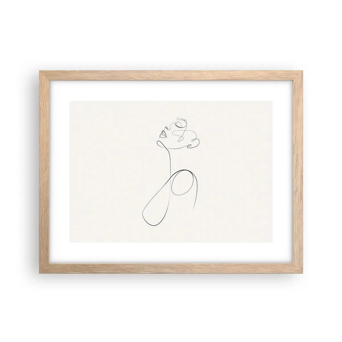 Affisch i ram av ljusek - Förvirrad i drömmarna - 40x30 cm