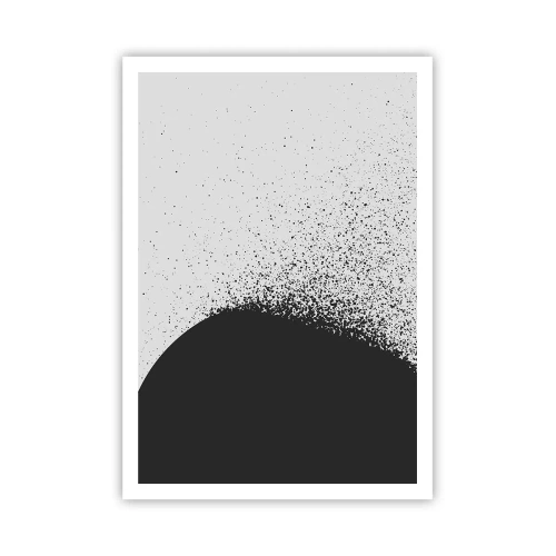 Affisch - Partiklarnas rörelse - 70x100 cm