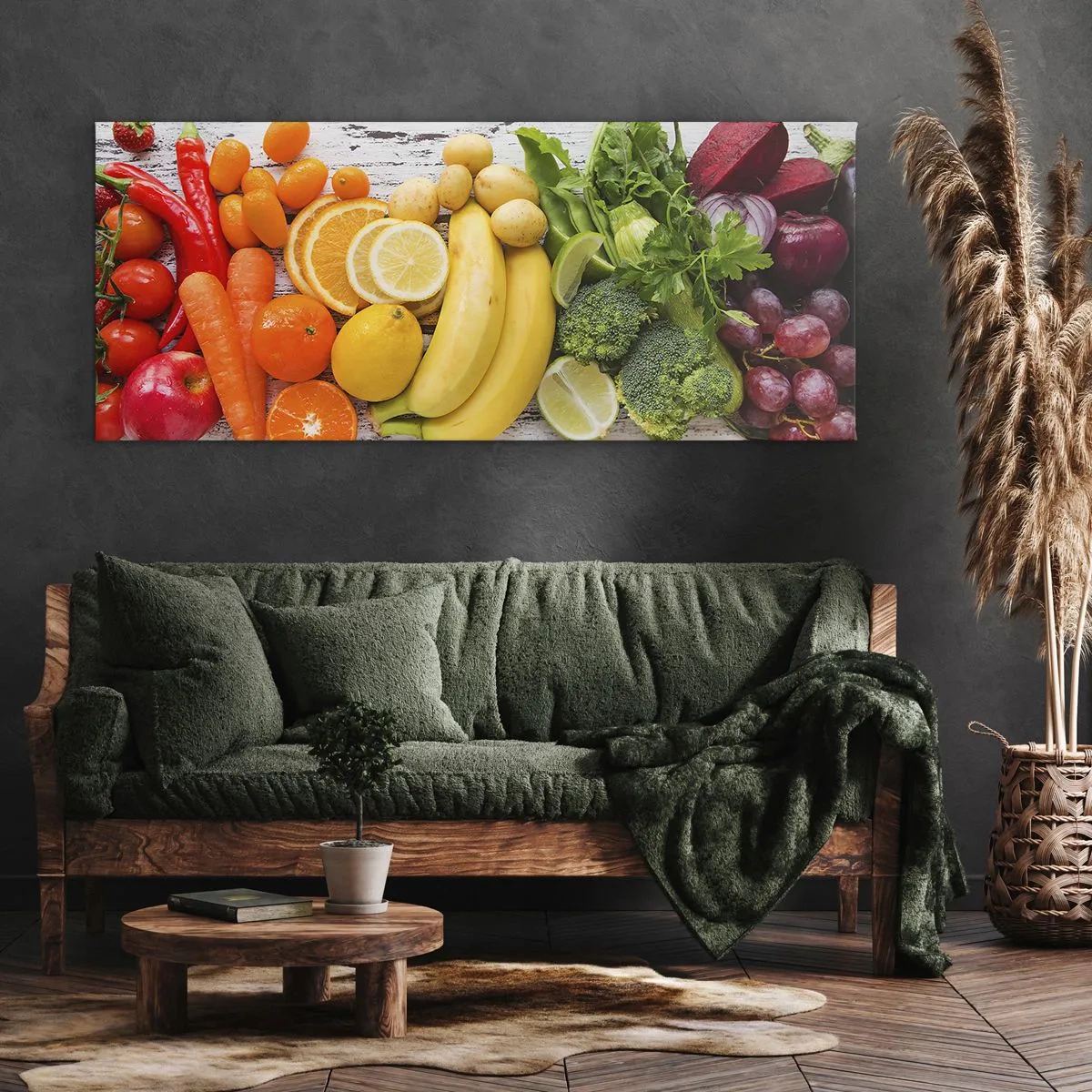 Canvastavla - Bild på duk - Räcker det inte? - 100x40 cm