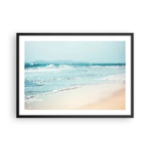 Affisch i svart ram - Värme och brus - 70x50 cm