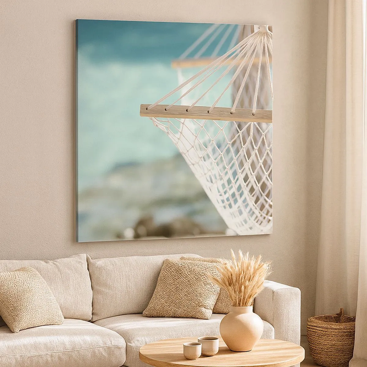 Canvastavla - Bild på duk - Avkopplingstid - 30x30 cm