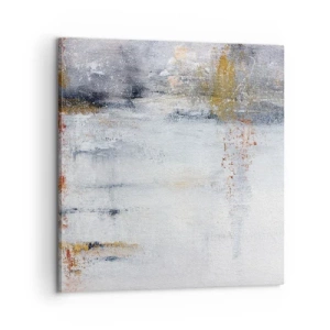 Canvastavla - Bild på duk - Bakom luftridån - 60x60 cm