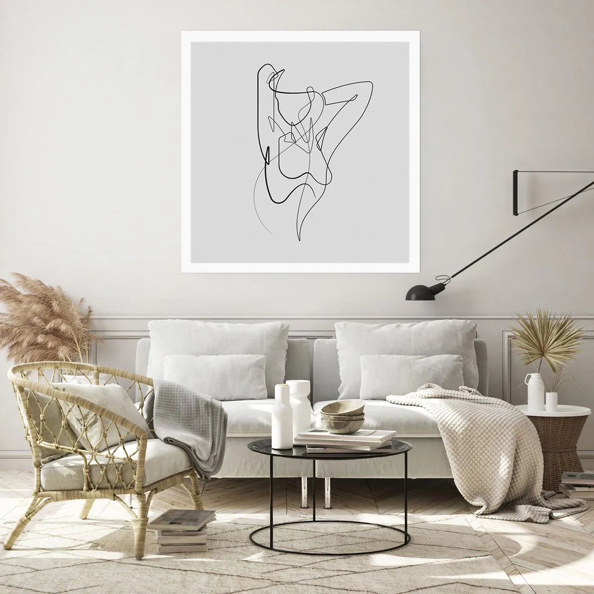 Affisch - Hurdan du är... - 60x60 cm