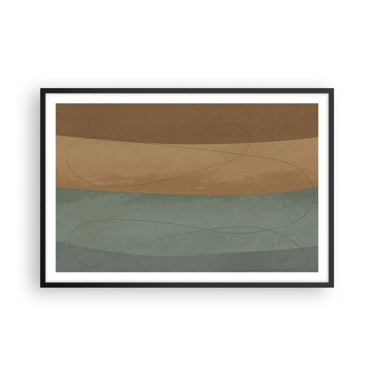 Affisch i svart ram - Horisontell komposition - 91x61 cm