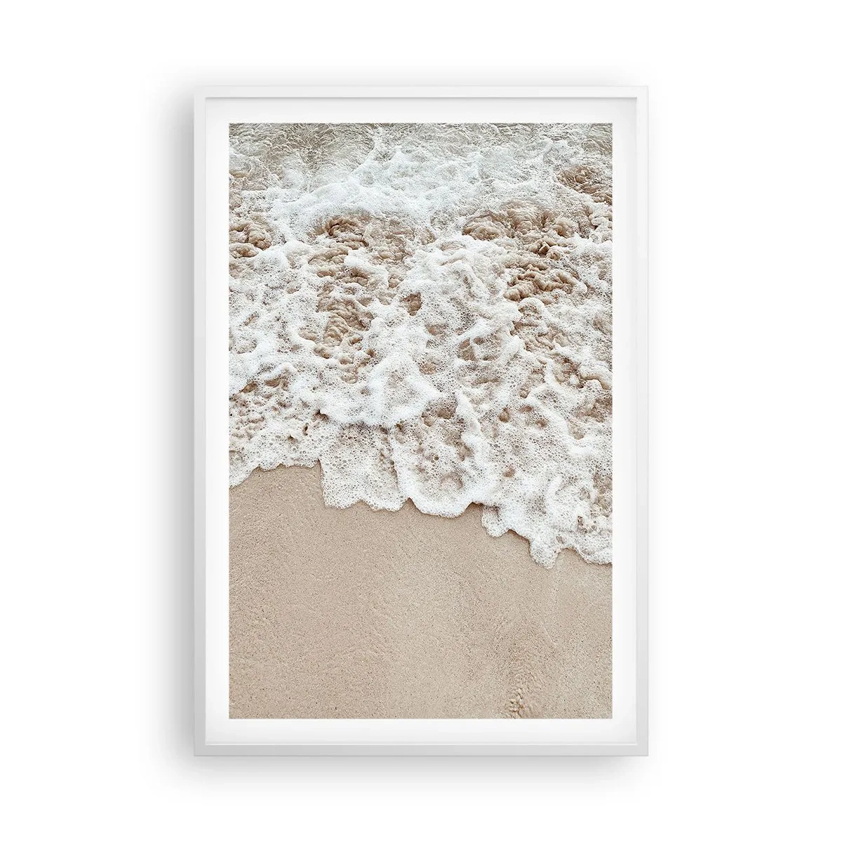 Affisch i vit ram - Strax tillbaka - 61x91 cm