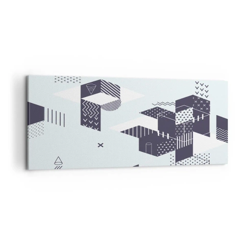 Canvastavla - Bild på duk - I matematikerns själ - 100x40 cm