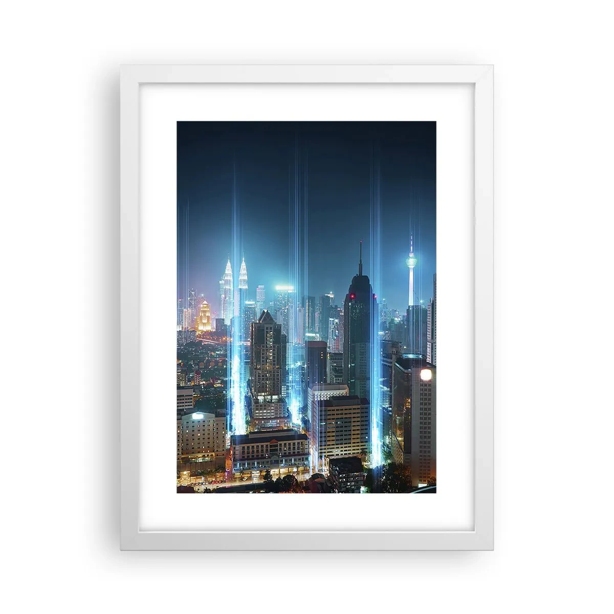 Affisch i vit ram - Himmelsfärd på berlinskt sätt - 30x40 cm