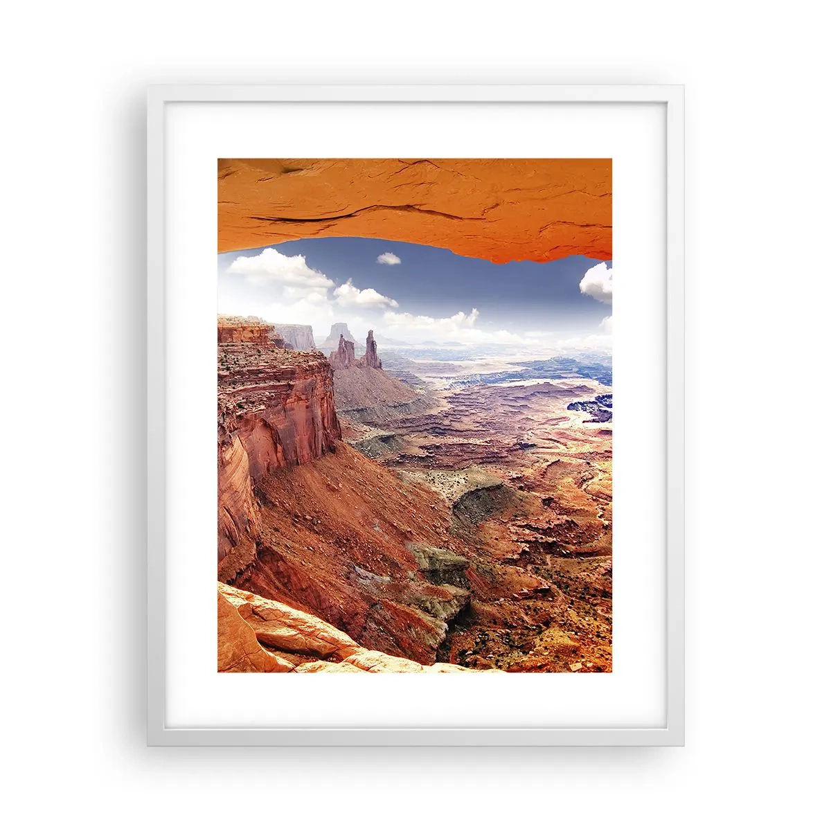 Affisch i vit ram - Skapat av naturen - 40x50 cm