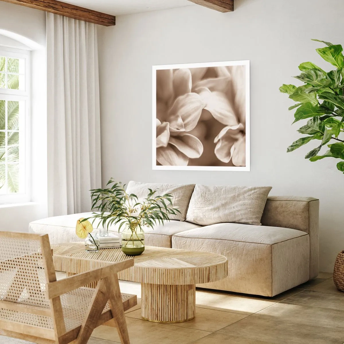 Affisch - Milda som ett leende - 30x30 cm