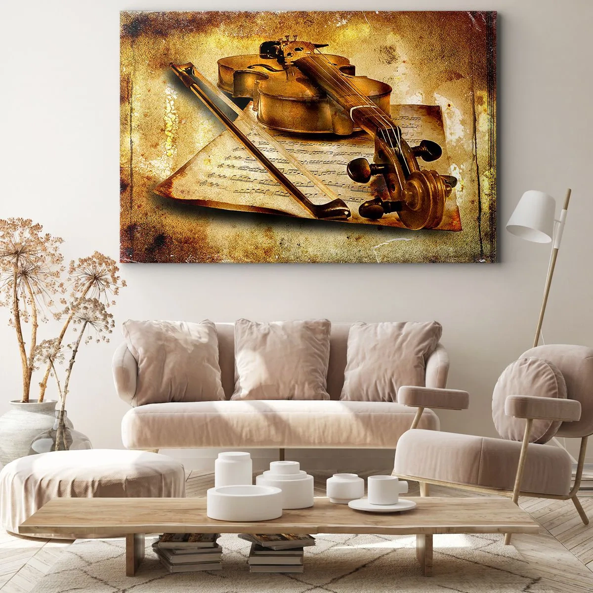 Canvastavla - Bild på duk - Violspelare sökes nu - 120x80 cm