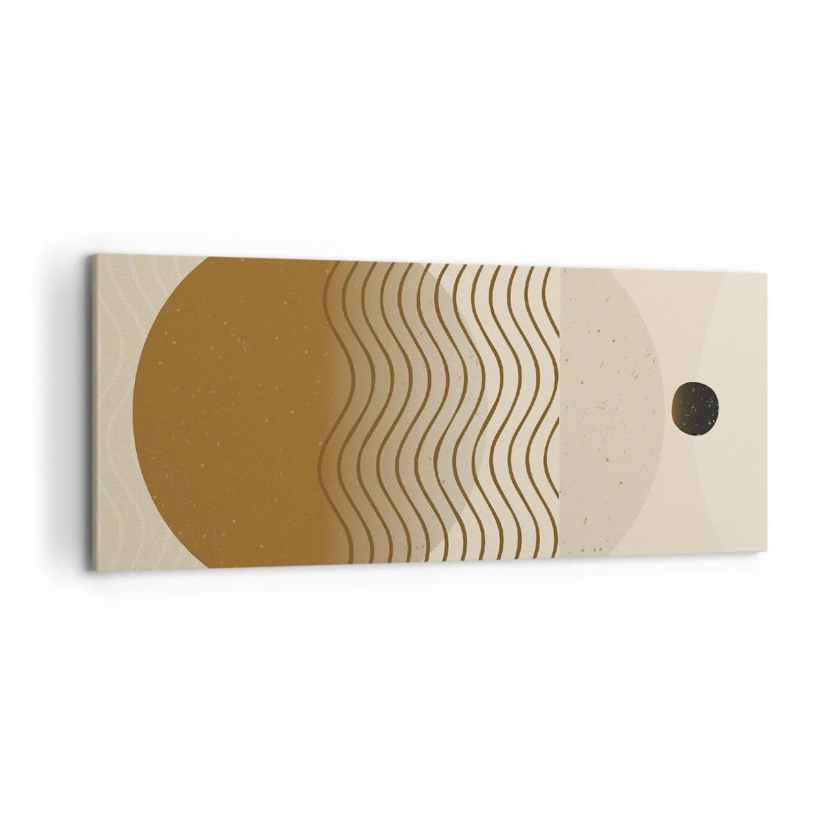 Canvastavla - Bild på duk - Om geometriska figurers ursprung - 120x50 cm