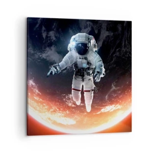 Canvastavla - Bild på duk - Får jag stanna en stund till? - 50x50 cm