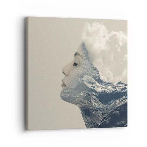 Canvastavla - Bild på duk - Elementens skönhet - 30x30 cm