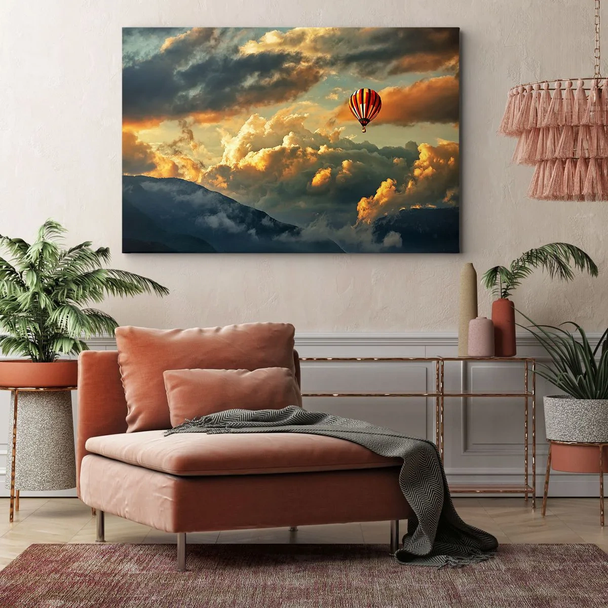 Canvastavla - Bild på duk - Jag flyger för jag vill - 120x80 cm