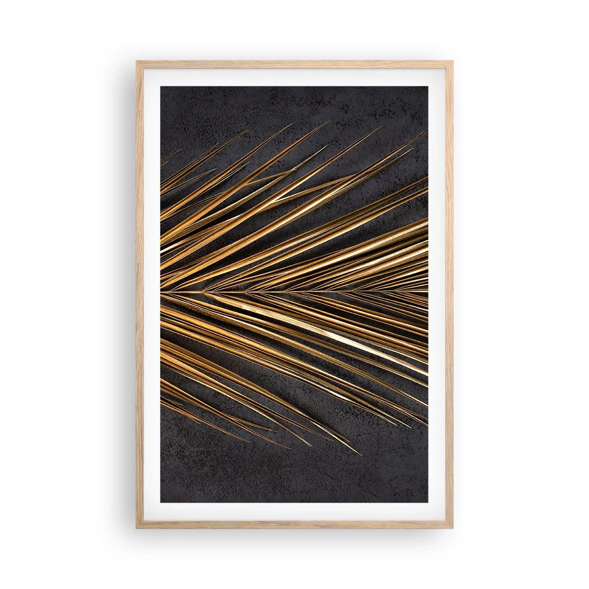 Affisch i ram av ljusek - Tropikens guld - 61x91 cm