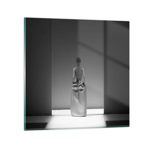 Glastavla - Bild på glas - Raffinerad enkelhet - 30x30 cm