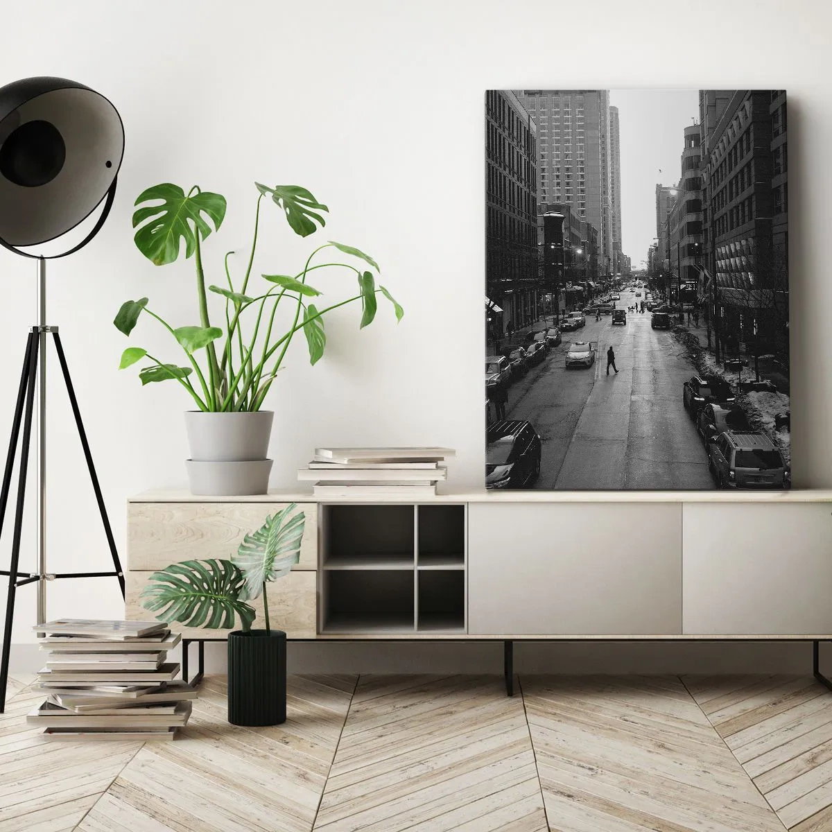 Canvastavla - Bild på duk - Nästa dag som varje dag - 50x70 cm
