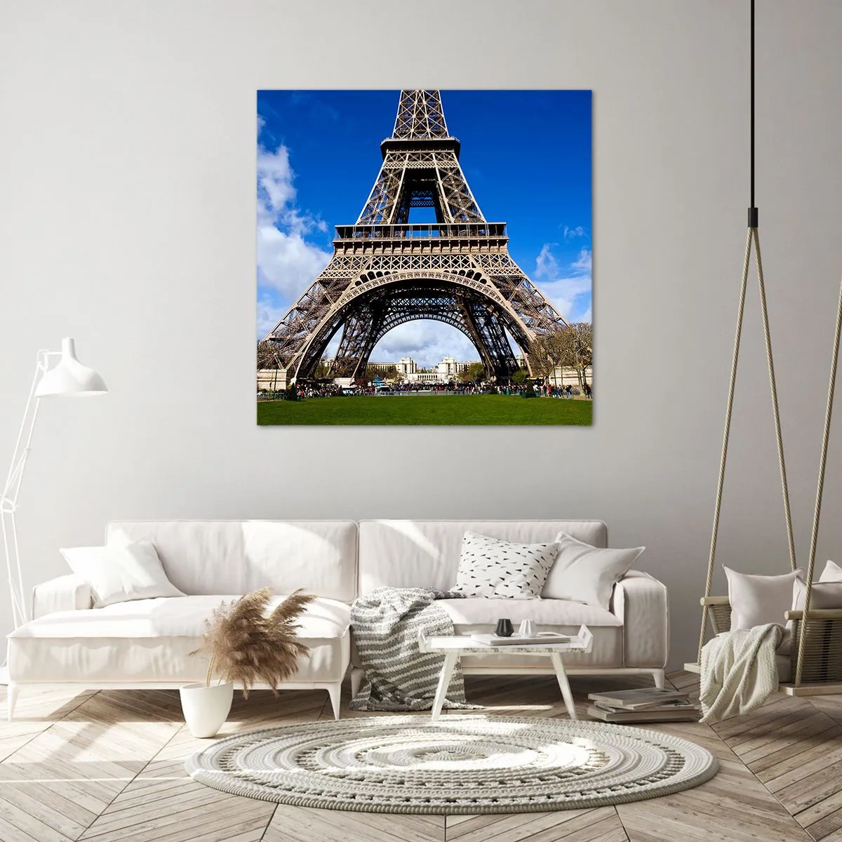 Canvastavla - Bild på duk - Hela Paris vid dess fötter - 50x50 cm