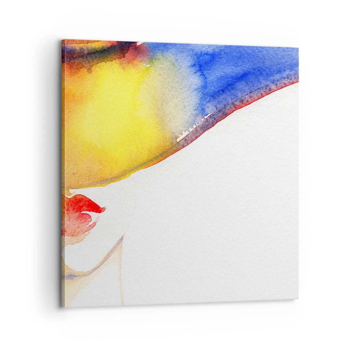 Canvastavla - Bild på duk - Damporträtt    - 60x60 cm